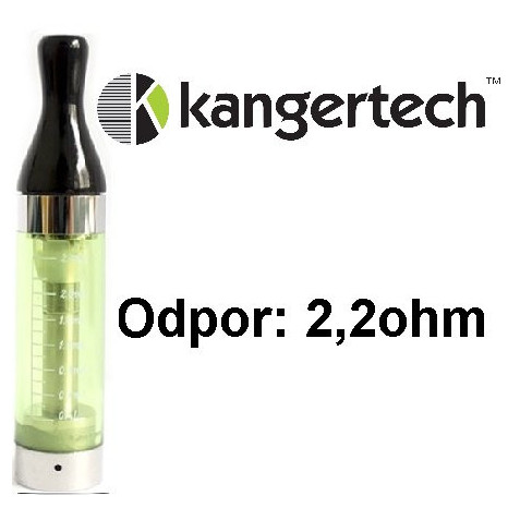 Kangertech CC/T2 Clearomizer 2,4ml 2,2ohm Green