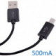 Univerzální USB-MICRO USB kabel 500mA Black