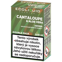 Liquid Ecoliquid Premium 2Pack Cantaloupe & Aloe Vera 2x10ml - 3mg