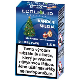 Liquid Ecoliquid Premium 2Pack Christmas Special 2x10ml - 3mg