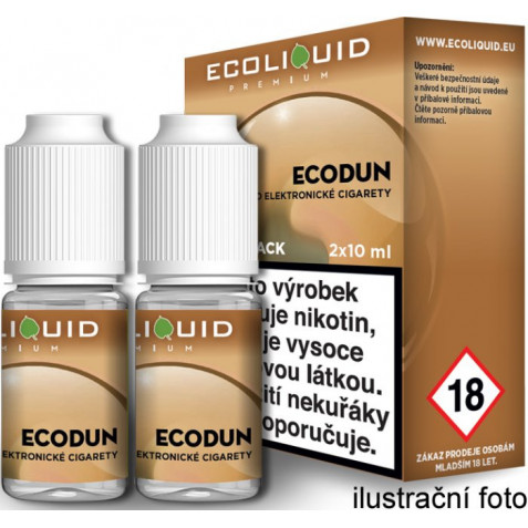 Liquid Ecoliquid Premium 2Pack ECODUN 2x10ml - 0mg