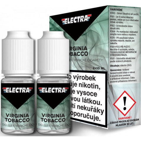 Liquid ELECTRA 2Pack Virginia Tobacco 2x10ml - 0mg