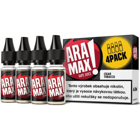 Liquid ARAMAX 4Pack Cigar Tobacco 4x10ml-3mg