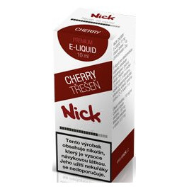 Liquid Nick Cherry Zero 10ml-0mg (Třešeň)