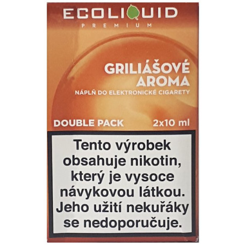 Liquid Ecoliquid Premium 2Pack Griliášové aroma 2x10ml - 3mg