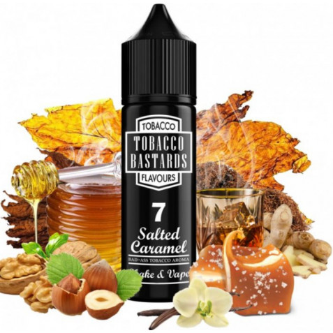 Příchuť Flavormonks Tobacco Bastards Shake and Vape 12ml No.07 Salted Caramel Tobacco